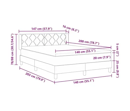 Karbi Vedrumadrats Madratsiga Tumehall 200 X 140 Cm Polüester