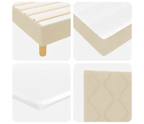 Karbi Vedrumadrats Madratsiga Cream 190 X 140 Cm Polüester