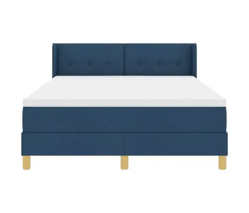 Karbi Vedrumadrats Madratsiga Sinine 190 X 140 Cm Polüester