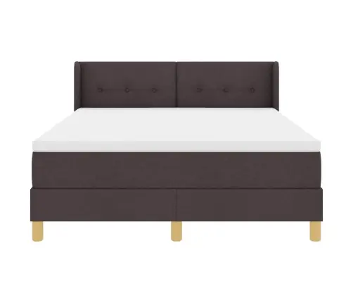 Karbi Vedrumadrats Madratsiga Tume Pruun 200 X 140 Cm Polüester