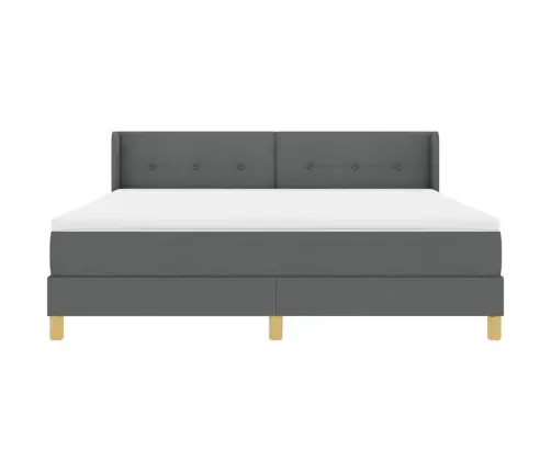 Voodiraam Vedrudega Madratsiga Tumehall 180 X 200 Cm Kangas