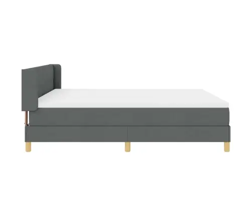 Voodiraam Vedrudega Madratsiga Tumehall 180 X 200 Cm Kangas