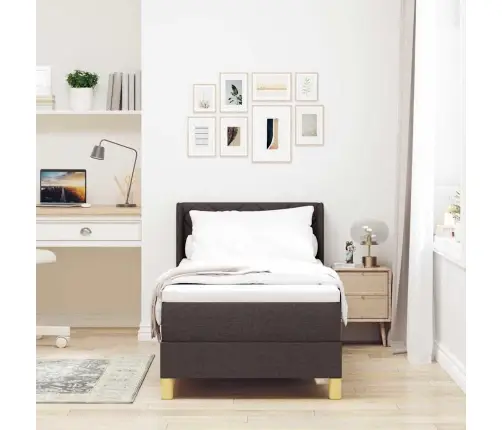 Karbi Vedrumadrats Madratsiga Tume Pruun 200 X 80 Cm Polüester