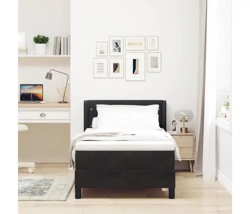 Karbi Vedrumadrats Madratsiga Peaga Must 200 X 90 Cm Polüester