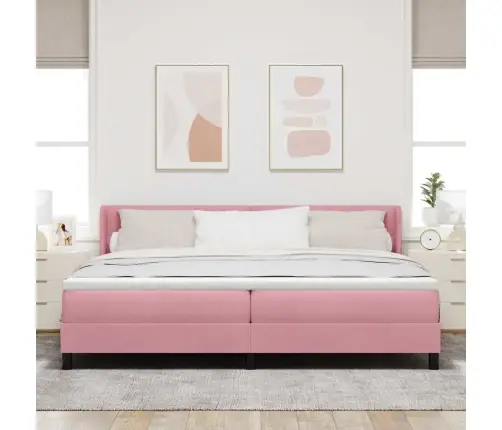 Karbi Vedrumadrats Madratsiga Roosa 200 X 200 Cm Polüester