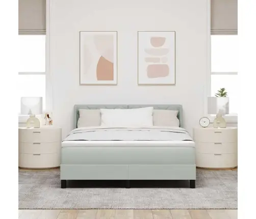 Gultas Rāmis Ar Matraci Melnā Krāsā 100X200 Cm Samts Ar Matraci Vidaxl