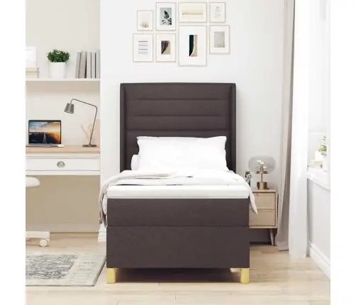 Karbi Vedrumadrats Madratsiga Tume Pruun 80 X 200 Cm Kangas