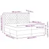 Karbi Vedrumadrats Peaga Sinine 200 X 200 Cm Samet
