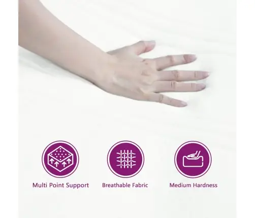 Kastes Pavasara Gulta Ar Matraci Tumši Pelēka 80X200 Cm Samts Vidaxl