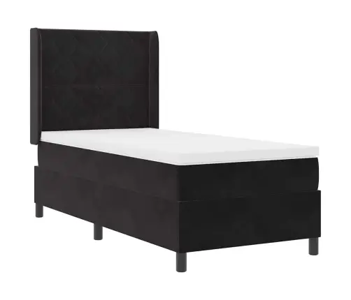 Karbi Vedrumadrats Madratsiga Peaga Must 90 X 200 Cm Samet