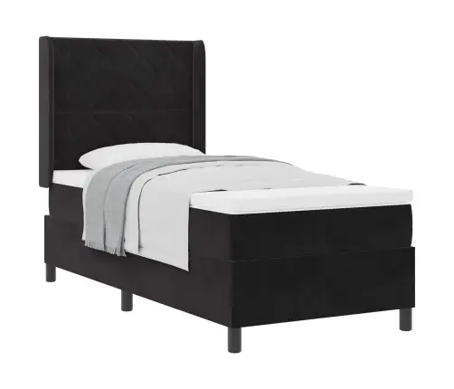 Karbi Vedrumadrats Madratsiga Peaga Must 90 X 200 Cm Samet