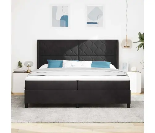 Karbi Vedrumadrats Madratsiga Peaga Must 200 X 200 Cm Samet