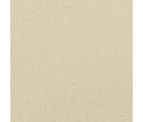 Kastītes Atsperu Gulta Ar Matraci Krēmkrāsa 90 X 190 Cm Audums Vidaxl