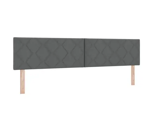 Led Box Spring Voodi Madratsiga Tumehall 200 X 200 Cm Kangas