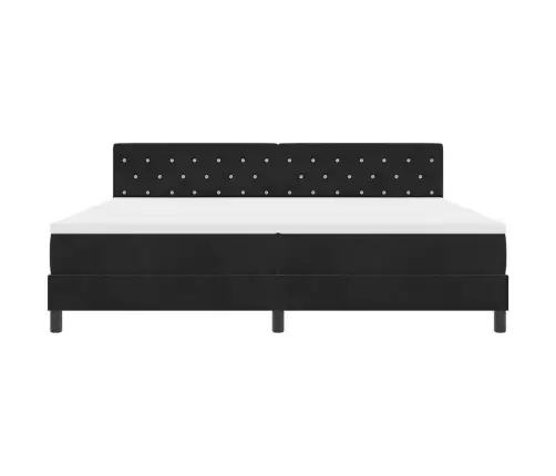 Gultas Rāmis Ar Matraci Un Led Melnā Krāsā 200X200 Cm Samts Vidaxl Gultas Rāmis Ar Matraci Un Led Melnā Krāsā 200X200 Cm Samts Vidaxl