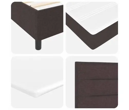 Karbi Vedrumadrats Madratsiga Tumepruun 90 X 200 Cm Kangas