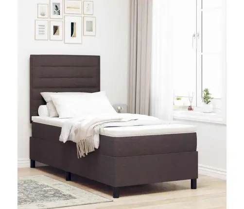 Karbi Vedrumadrats Madratsiga Tumepruun 90 X 200 Cm Kangas