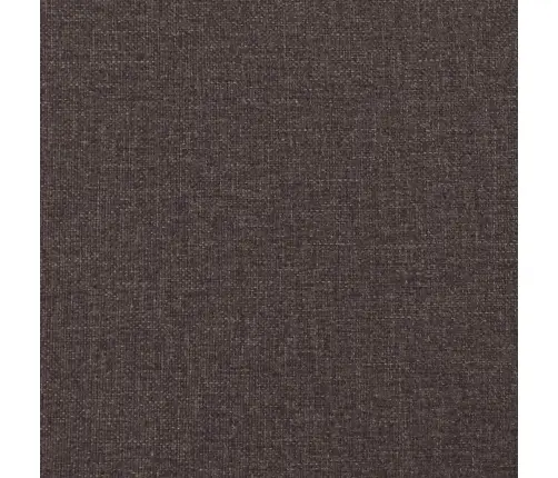 Gulta Ar Atsperēm Un Matraci, Ar Led - Tumši Brūna - 180 X 200 Cm Audums. Vidaxl