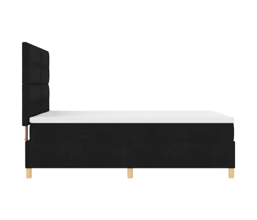 Led Čiužinio Lova Su Čiužiniu Juoda 140 X 190 Cm Audinys