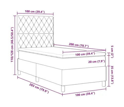 Karbi Vedrumadrats Madratsiga Peaga Tumehall 100 X 200 Cm Samet