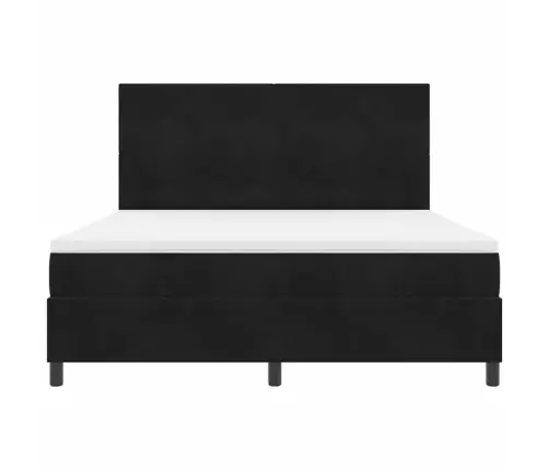 Led Čiužinio Lova Su Čiužiniu Juoda 180 X 200 Cm Audinys