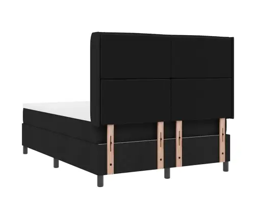 Led Čiužinio Lova Su Čiužiniu Juoda 140 X 200 Cm Audinys