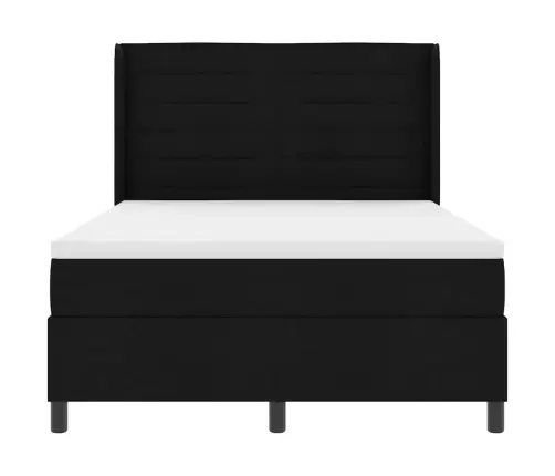 Led Čiužinio Lova Su Čiužiniu Juoda 140 X 200 Cm Audinys