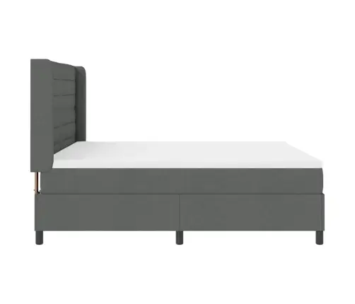 Led Čiužinio Lova Tamsiai Pilka 180 X 200 Cm Audinys