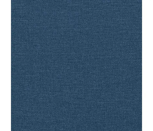 Kastītes Atsperu Gulta Ar Matraci Zila 90 X 190 Cm Audums Vidaxl