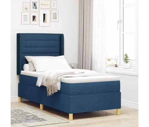 Karbi Vedrumadrats Madratsiga Peaga Sinine 80 X 200 Cm Kangas