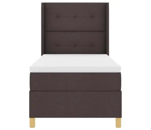 Kiemas Lova Su Čiužiniu Su Galvūgalio Ruda 140 X 200 Cm Audinys