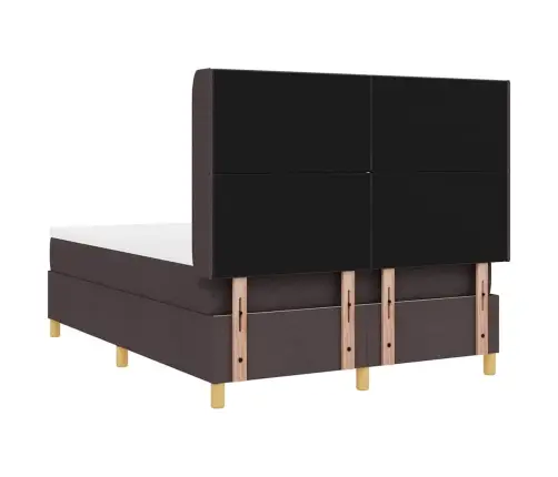 Kiemas Lova Su Čiužiniu Su Galvūgalio Ruda 160 X 200 Cm Audinys