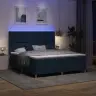 Kiemas Lova Su Čiužiniu Mėlyna 180 X 200 Cm Audinys