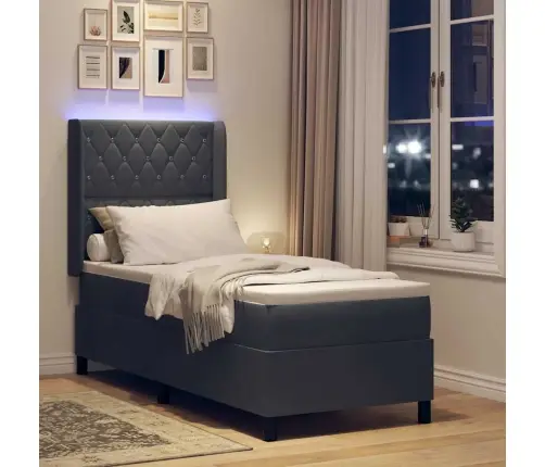 Karbi Vedrumadrats Led -Ribatuledega Tumehall 80 X 200 Cm Samet