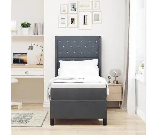 Karbi Vedrumadrats Led -Ribatuledega Tumehall 80 X 200 Cm Samet