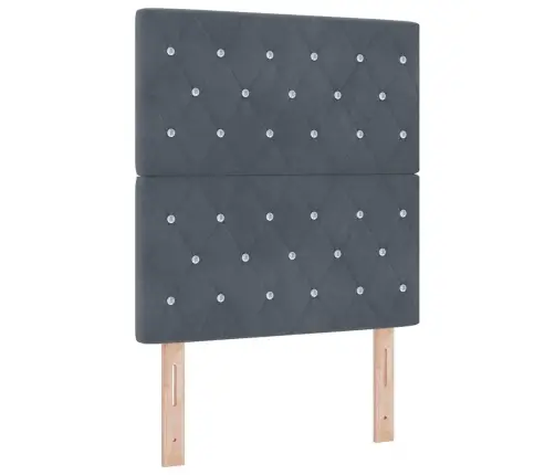 Karbi Vedrumadrats Led -Ribatuledega Tumehall 80 X 200 Cm Samet