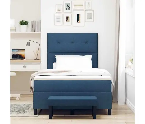 Karbi Vedrumadrats Madratsiga Peaga Sinine 120 X 200 Cm Kangas