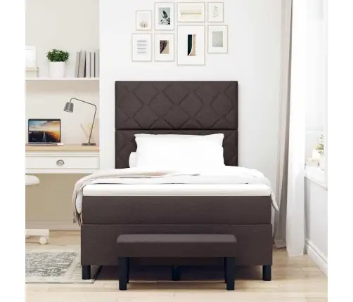 Karbi Vedrumadrats Madratsiga Tume Pruun 120 X 200 Cm Kangas