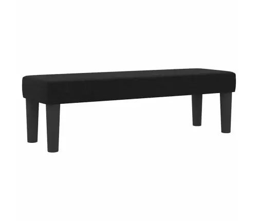 Kastītes Atsperu Gulta Ar Matraci Melna 140 X 190 Cm Audums Vidaxl