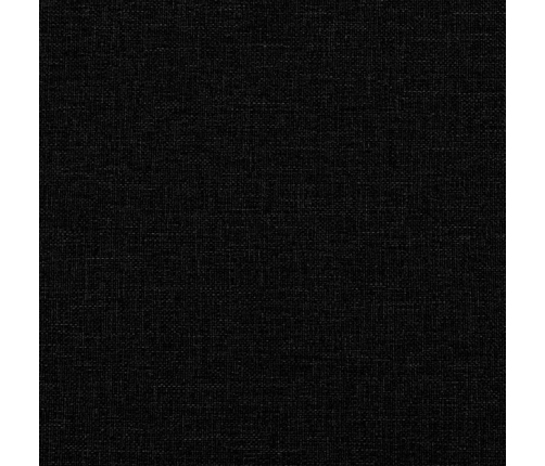 Kastītes Atsperu Gulta Ar Matraci Melna 200 X 200 Cm Audums Vidaxl