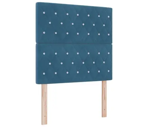 Karbi Vedrumadrats Madratsiga Tumesinine 120 X 190 Cm Samet