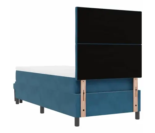 Karbi Vedrumadrats Madratsiga Tumesinine 90 X 200 Cm Samet