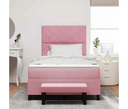 Karbi Vedrumadrats Madratsiga Peaga Roosa 120 X 190 Cm Samet