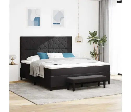 Karbi Vedrumadrats Madratsiga Peaga Must 180 X 200 Cm Samet