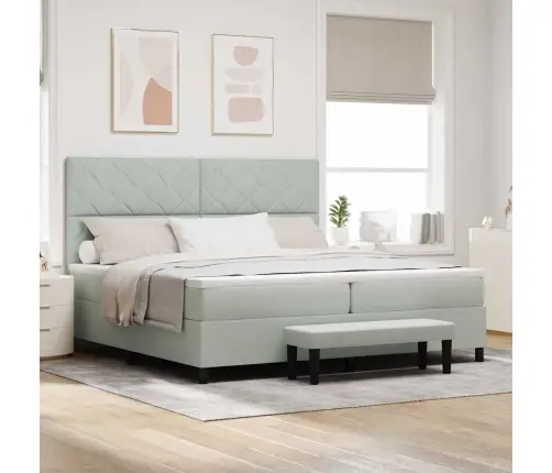 Karbi Vedrumadrats Madratsiga Peaga Helehall 200 X 200 Cm Samet