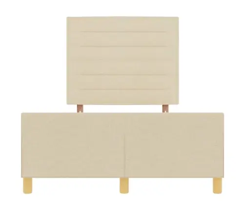 Voodi Raam Peaga Cream 120 X 190 Cm Kangas