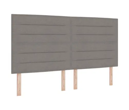 Lovos Rėmas Su Galvūgalio Taupe 180 X 200 Cm Audinys