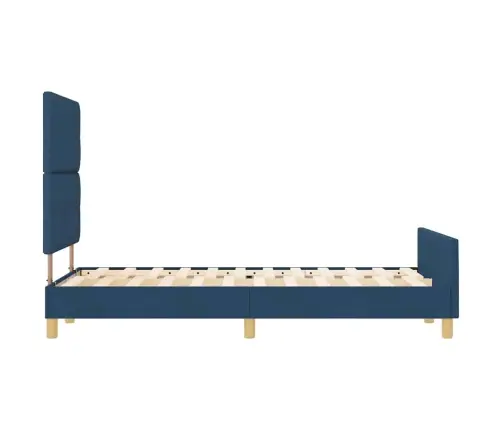 Lovos Rėmas Su Galvūgalio Mėlyna 120 X 190 Cm Audinys