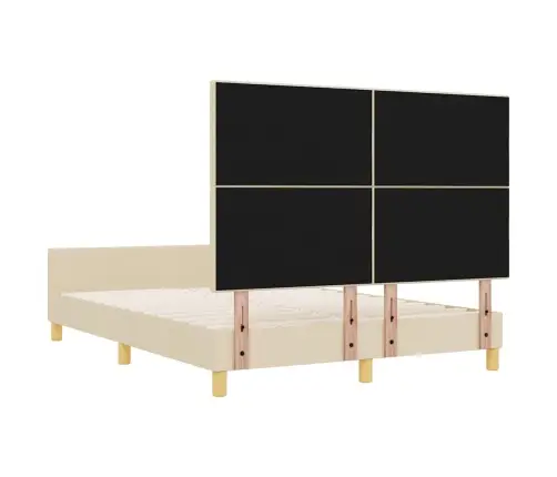 Voodi Raam Peaga Cream 140 X 200 Cm Kangas