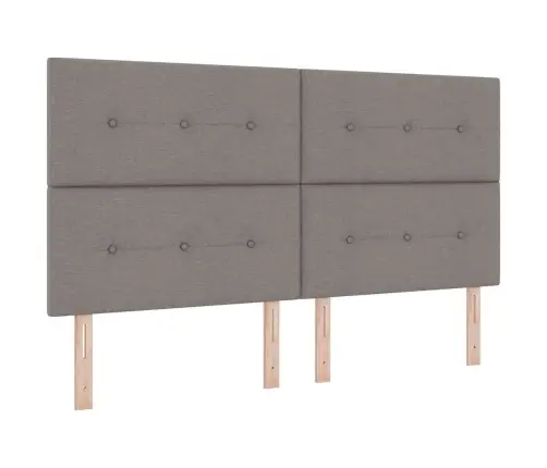 Lovos Rėmas Su Galvūgalio Taupe 180 X 200 Cm Audinys